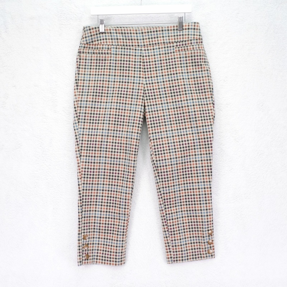 Croft &‎ Barrow Capri Pants "The Effortless Stretch Ankle" Petite -12P  33 / 24-